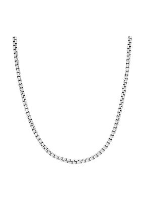 گردنبند استیل ( فولاد ) طوسی مردانه استیل (فولاد) Fossil - کد 763498280