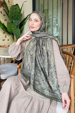 شال خاکی زنانه lamelif - کد 934112170