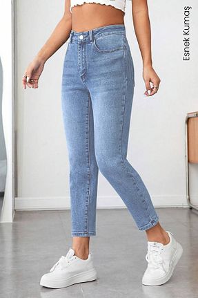 شلوار جین سرمه ای زنانه پاچه لوله تفنگی CEDY DENIM - کد 111859245