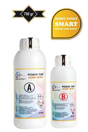 لوازم نقاشی سفید POWER TIME EPOXY - کد 70062027
