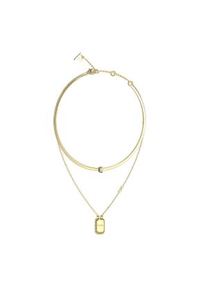 گردنبند استیل ( فولاد ) طلائی زنانه استیل (فولاد) Guess - کد 818628143