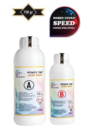 لوازم نقاشی نارنجی POWER TIME EPOXY - کد 123647023