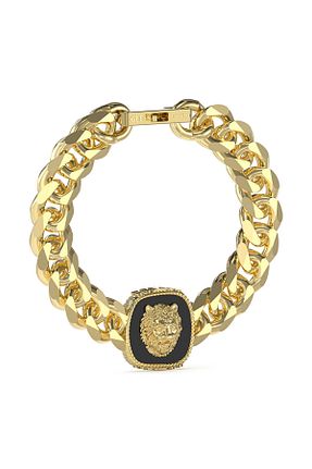 دستبند استیل (فولاد) طلائی مردانه استیل (فولاد) Guess - کد 810289971