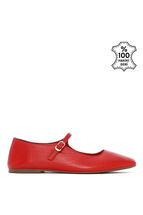 بابت قرمز زنانه چرم خالص Sole Sisters - کد 921077301