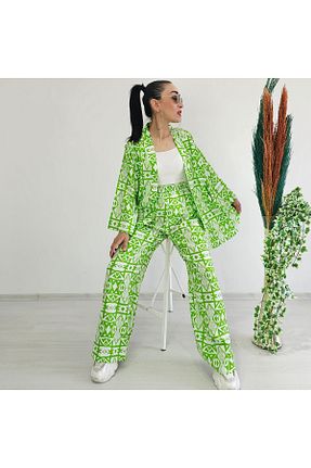 کیمونو و کافتان سبز زنانه لیکرا Altı Üstü Butik - کد 863656851