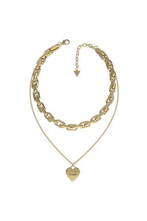 گردنبند استیل ( فولاد ) طلائی زنانه استیل (فولاد) Guess - کد 380093004