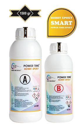 لوازم نقاشی سفید POWER TIME EPOXY - کد 70815894