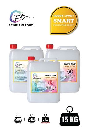 لوازم نقاشی نارنجی POWER TIME EPOXY - کد 104205591