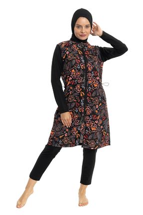 مایو زرشکی زنانه چاپی LEOMA - کد 934170631
