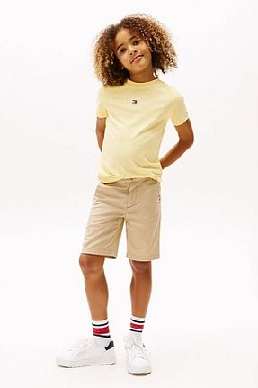 تیشرت زرد بچه گانه رگولار Tommy Hilfiger - کد 935084419