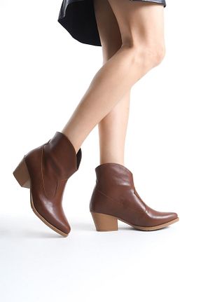 چکمه قهوه ای زنانه جیر Nil Shoes - کد 934154224