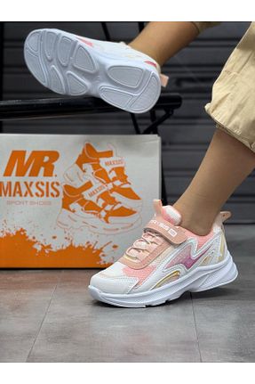 کفش اسنیکر صورتی بچه گانه PU Maxsis - کد 935082189