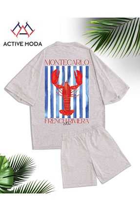 ست بالاتنه و پائین تنه طوسی مردانه بافت ACTIVE MODA - کد 935161602