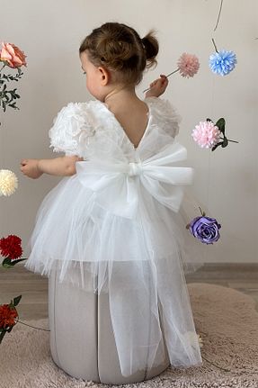 لباس سفید بچه گانه بافتنی ALYRA - کد 935184714