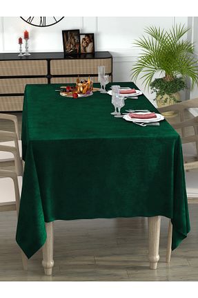 رومیزی سبز پلی استر Perle - کد 356366331