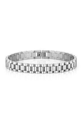 دستبند استیل (فولاد) متالیک مردانه استیل (فولاد) Wesse - کد 131485814