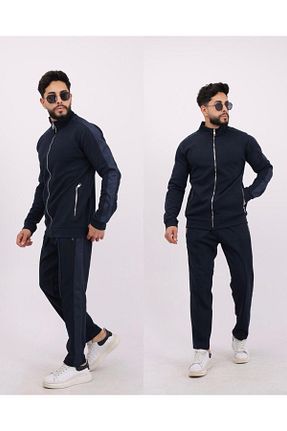 ست کرمکن اسپرت سرمه ای مردانه پنبه ای AİRDROP - کد 935112655