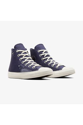 کفش اسنیکر بنفش زنانه بند دار Converse - کد 929302631