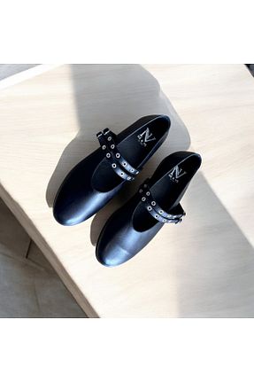 بابت مشکی زنانه چرم خالص NEVE SHOES - کد 934176982