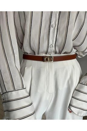 کمربند رنگی زنانه چرم مصنوعی Descoin - کد 934197790