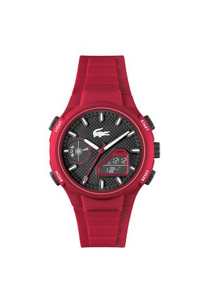ساعت مچی زرشکی مردانه 44 میلی متر Lacoste - کد 869852713