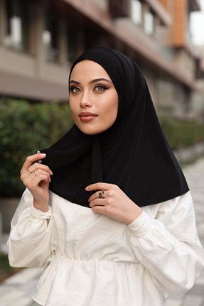 شال مشکی زنانه پنبه ای Moda Mevsimi - کد 224931816