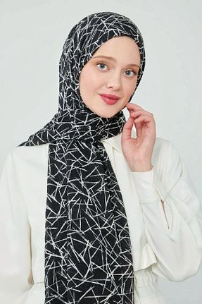 شال مشکی زنانه جاز Moda Mevsimi - کد 779616898