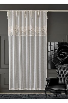 پرده توری نباتی ریل دار CASA NATURALE - کد 868620763