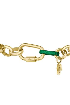 دستبند جواهر طلائی زنانه استیل (فولاد) Lacoste - کد 850004185