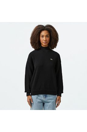 پلیور مشکی زنانه ساده Lacoste - کد 885527331