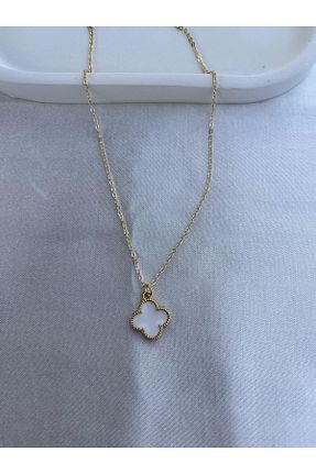 گردنبند جواهر سفید زنانه پوشش لاکی Store - کد 905404576