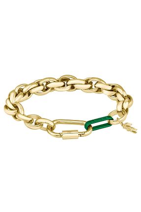 دستبند جواهر طلائی زنانه استیل (فولاد) Lacoste - کد 850004185