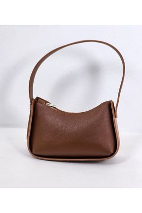 کیف دوشی قهوه ای زنانه چرم مصنوعی ASELBAG - کد 809623241
