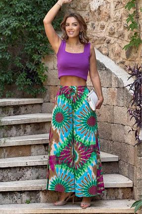 شلوار سبز زنانه بافتنی Nevin Kaya Moda - کد 934227432