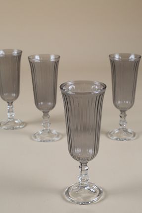 لیوان طوسی شیشه Rakle - کد 716527889