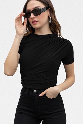 بلوز مشکی زنانه ساده VODENS - کد 934229389