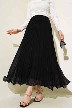 دامن حجاب مشکی زنانه کلوش YAZGI MODA - کد 933252165