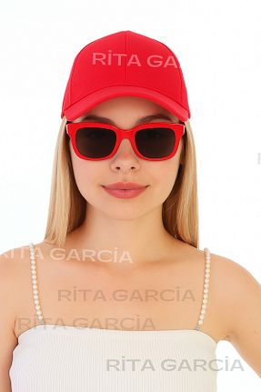 کلاه قرمز زنانه پنبه ای Ritagarcia - کد 163937151