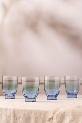لیوان آبی شیشه Rakle - کد 898061719