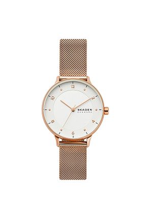 ساعت مچی صورتی زنانه 36-40 میلی متر Skagen - کد 52458877