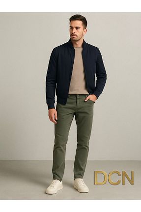 شلوار جین خاکی مردانه رگولار dcn giyim 1985 - کد 934244048