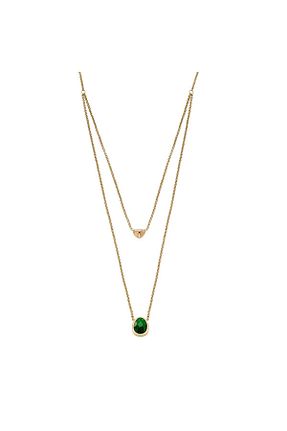گردنبند جواهر طلائی زنانه فلزی Skagen - کد 862556841