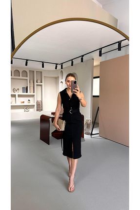 لباس مشکی زنانه جین Sezgi Tekin - کد 934256612