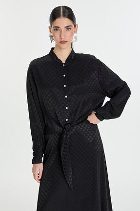 ست بالاتنه و پائین تنه حجاب مشکی رگولار Zühre - کد 934248140