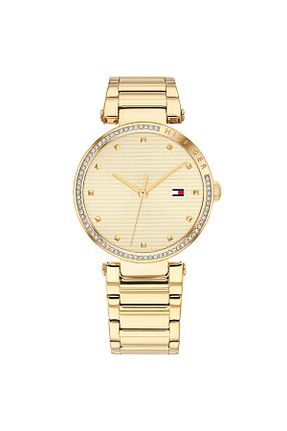 ساعت مچی طلائی زنانه استل (فولاد) Tommy Hilfiger - کد 36338109
