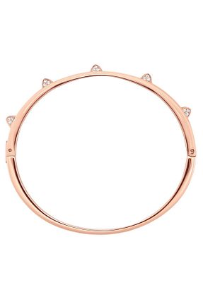دستبند استیل (فولاد) بژ زنانه استیل (فولاد) Swarovski - کد 87688758