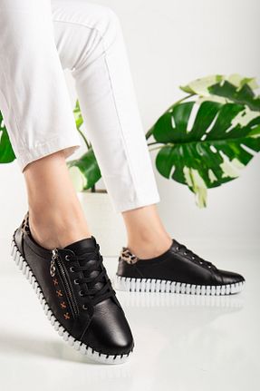 کفش کژوال مشکی زنانه چرم خالص morscho - کد 934266064