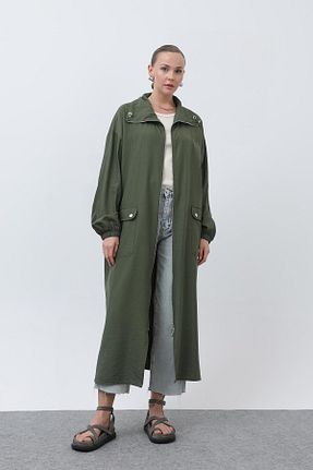 کلاه و ابایا خاکی زنانه پنبه ای Puane - کد 929073967