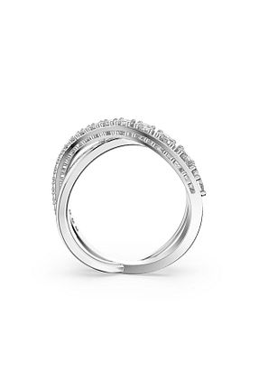 انگشتر استیل (فولاد) سفید زنانه استیل (فولاد) Swarovski - کد 50510153