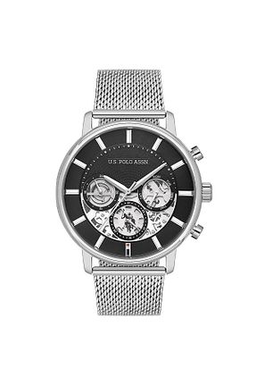 ساعت مچی متالیک مردانه 44 میلی متر U.S. Polo Assn. - کد 843781544